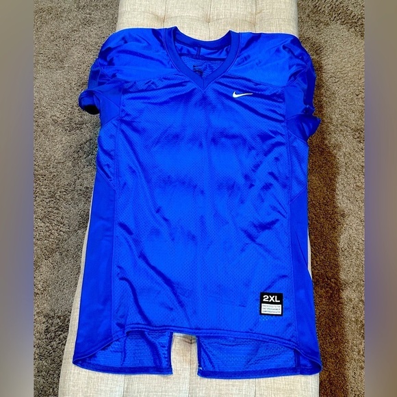 NWOT Nike Defender Men’s Football Practice Jersey XXL - Royal Blue - Picture 1 of 7